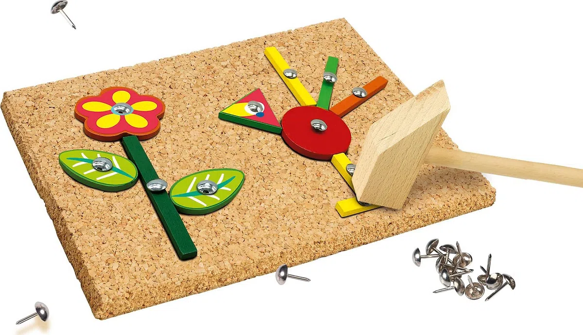 SES Creative 00925 - Martelletto con Animali Tick Deluxe, Colori Assortiti, M