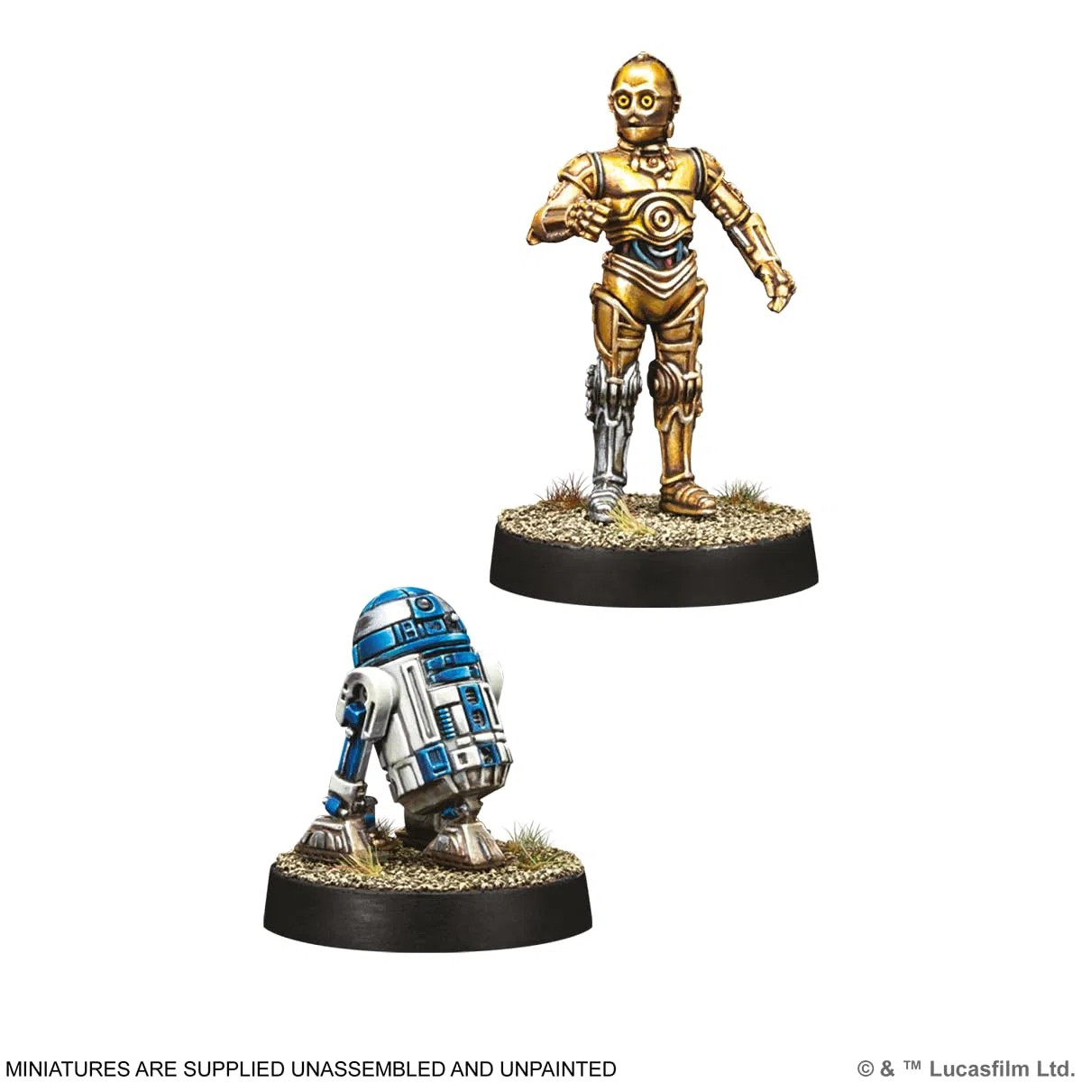 Atomic Mass Games | Star Wars Legion: R2-D2 & C-3PO | Giochi Di Miniature, Eroi Droidi Iconici, Operativo A Doppia Fazione, Carte E Regole Aggiornate | 2 Giocatori | 90 Minuti