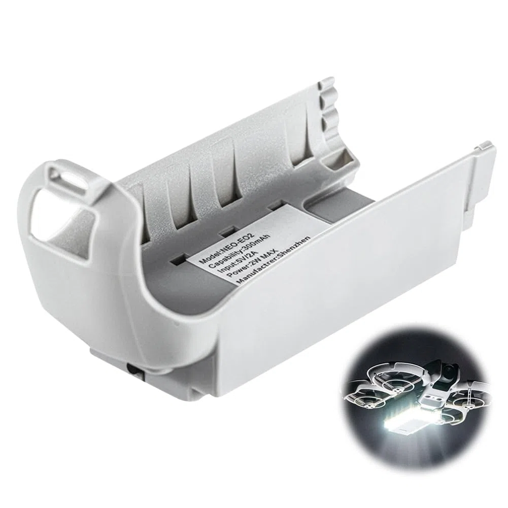 DJI Neo Accessori - Supporto luce notturna a LED, regolazione perfetta, altezza regolabile, batteria ricaricabile, facile montaggio, ideale per voli notturni e atterraggi sicuri