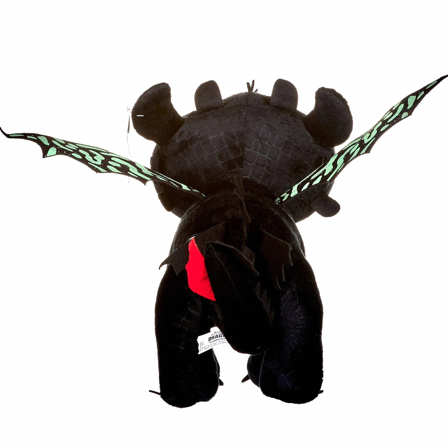 HTTYD Peluche Drago Sdentato Toothless Furia Buia 40cm Glow in The Dark