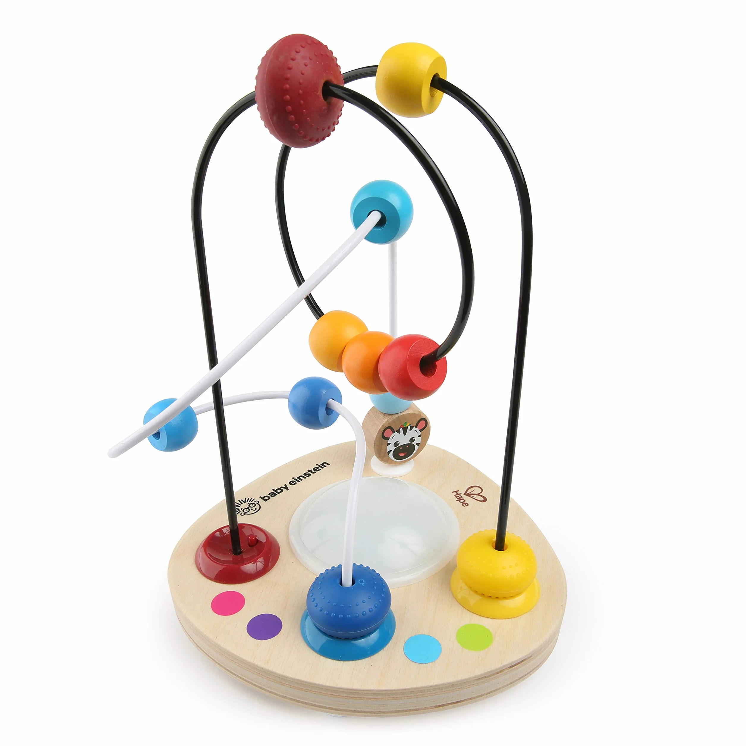 Baby Einstein, Hape, Color Mixer Giocattolo In Legno, Labirinto Di Perline, Dalle 12 Mesi