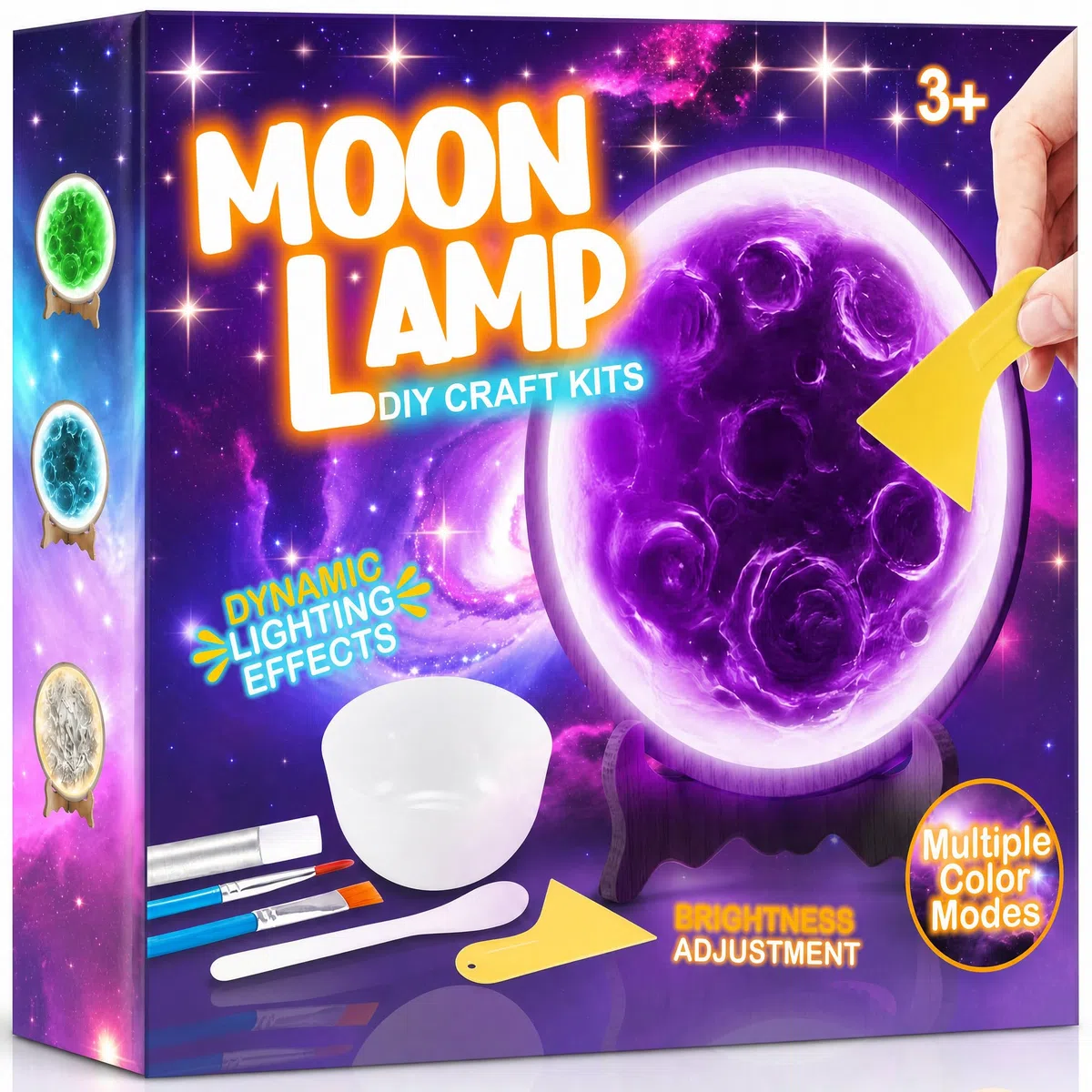 Toyzey Set fai da te per bambini dai 6 7 8 9 10 anni, regalo per ragazze 10 11 12 anni, lampada a luna, per ragazzi 6 – 8 anni, luce notturna per bambini a partire da 8 – 12 anni, regalo di compleanno