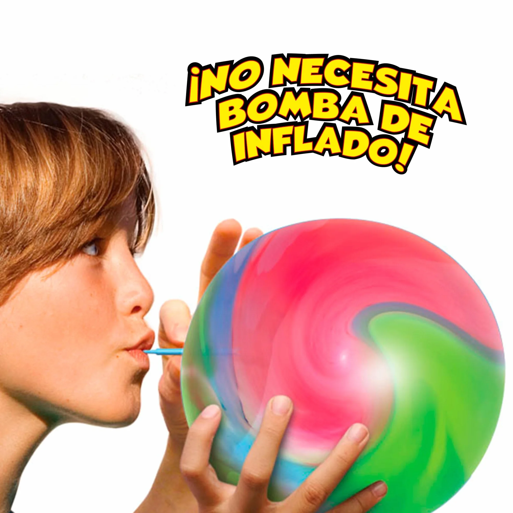 Bizak Wubble Brilla al Buio, Bolla d'aria con cui puoi giocare come se fosse una palla, puoi lanciarla, colpirla e buttarti su di essa, resiste a Tutto, (62941875)