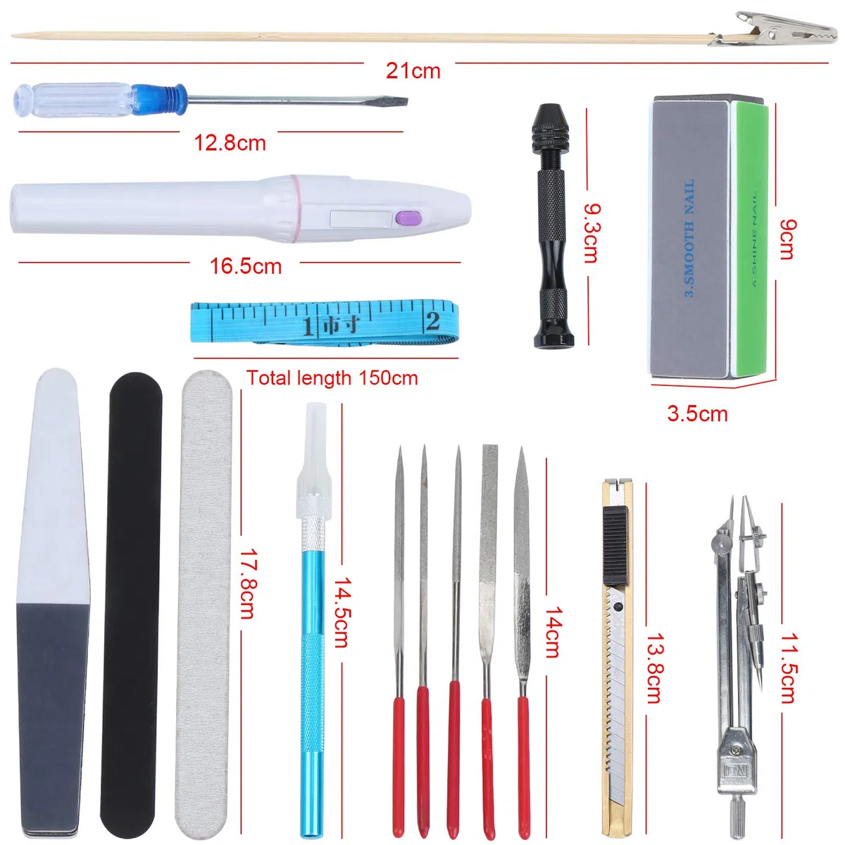 64PCS Kit di Strumenti Modello Gundam, Hobby Building Craft Set, Modello Gundam Strumenti di Base per la Riparazione di Modelli di Edifici