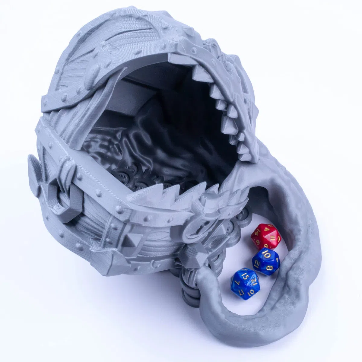 Torre di Dadi Mimic Chest per Tutti i Formati. Rullo Perfetto per Dungeons e Draghi, Giochi di Ruolo da Tavolo, Giochi in Miniatura e da Tavolo