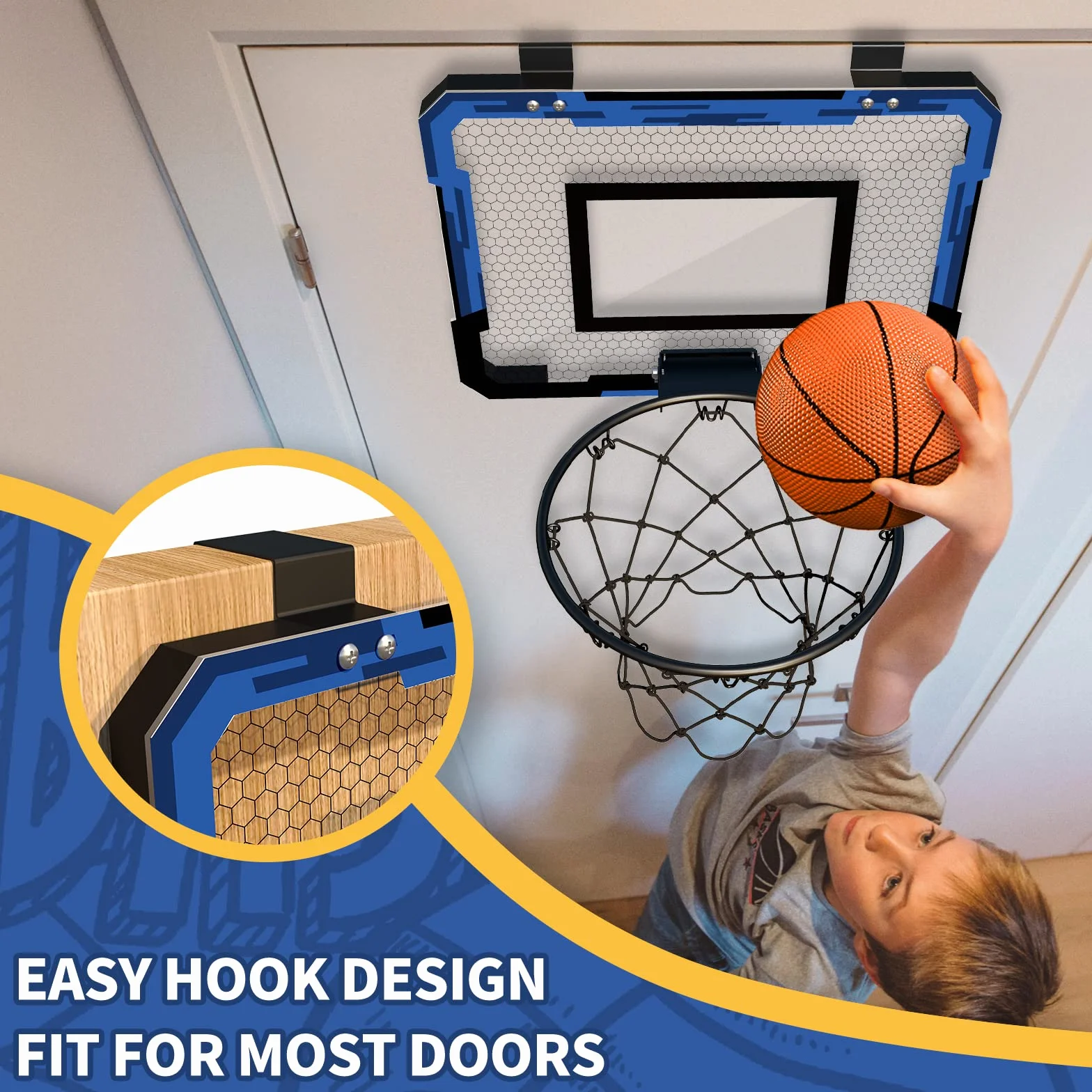 QDRAGON Mini Canestro Basket da Camera