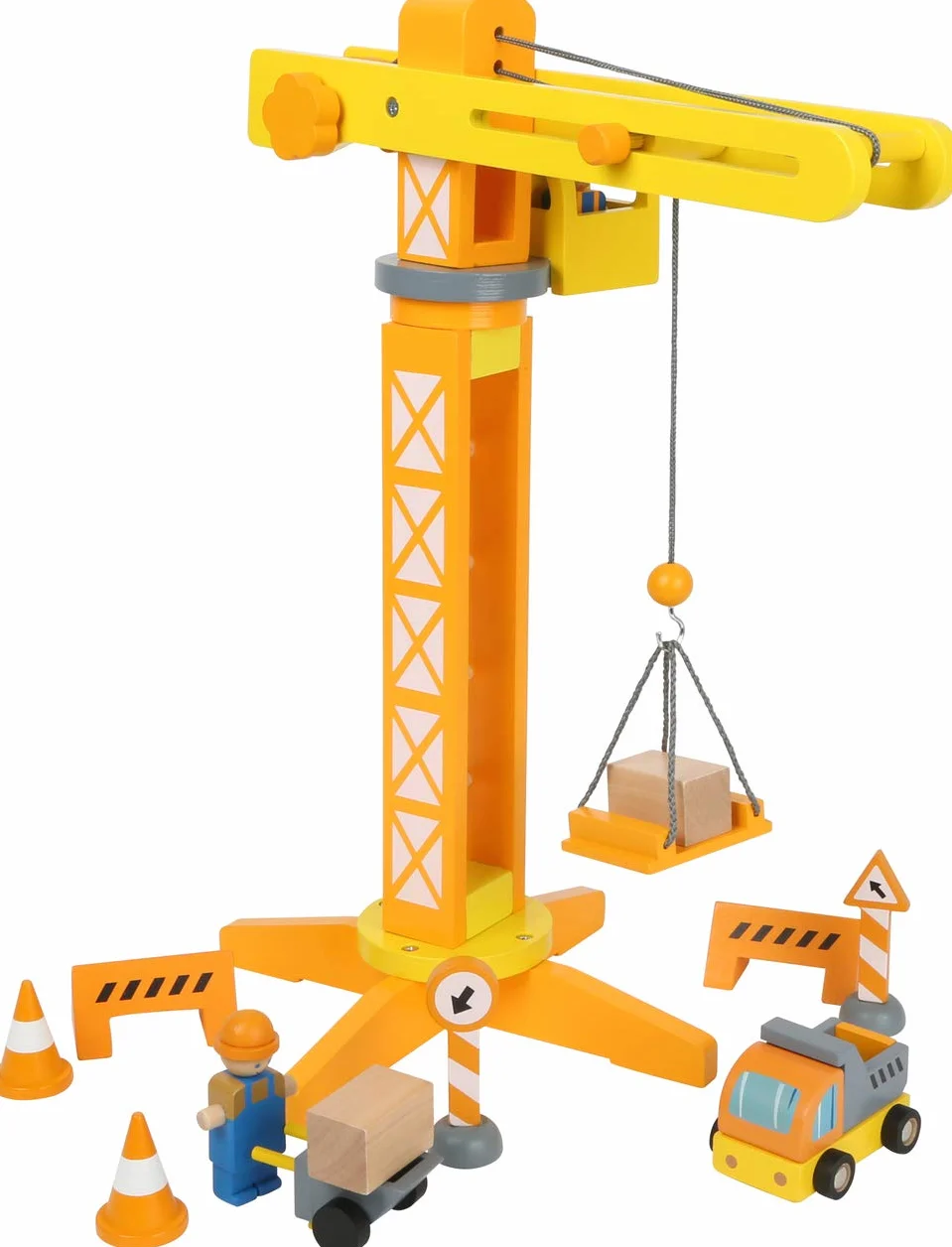 Small Foot Gru da Cantiere con Accessori