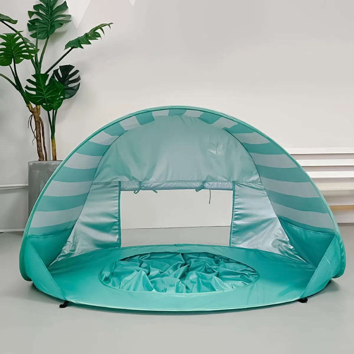 Tenda da spiaggia per bambini con piscina | Portatile con mini piscina e protezione raggi UV,Solare Da Spiaggia | Per Vacanze, Viaggi, Campeggio, Picnic, Gite, Giardino, Cortile e Prato
