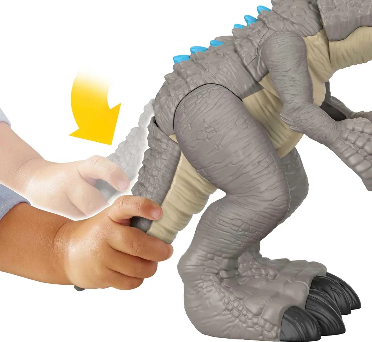 Imaginext- Dinosauro Indominus Rex, Morde e Si Muove, Giocattolo per Bambini 3+Anni, GMR16