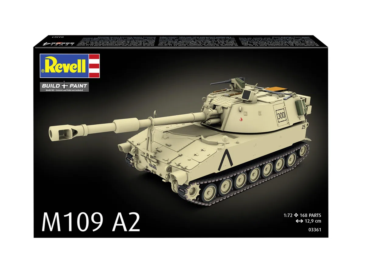 Revell 03361 M109 A2 1:72 Kit modellino in plastica non costruita/non verniciata