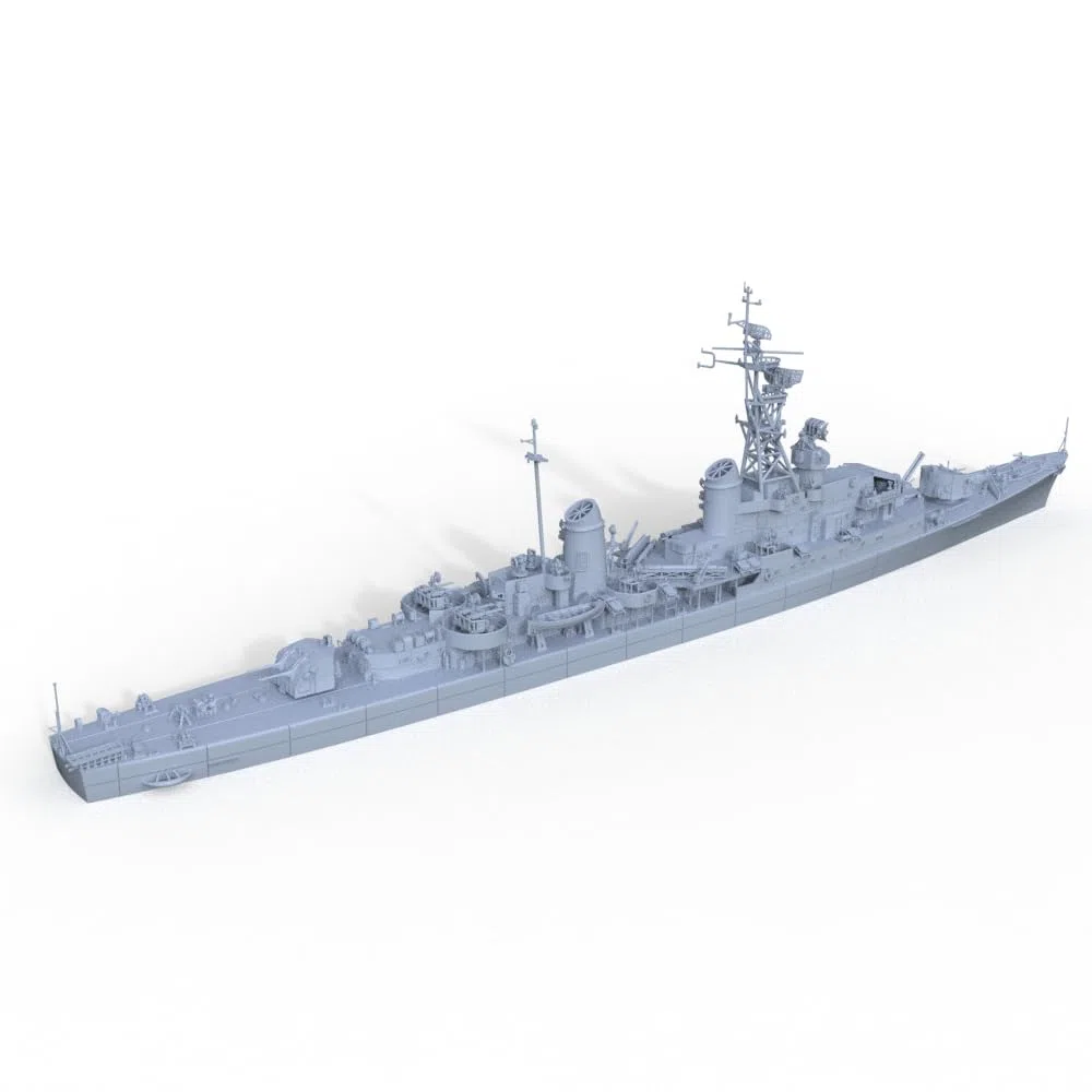 MRY-SFW Kit Modellino Militare 1/700 Italian Indomito Class Destroyer Impetuoso 1958