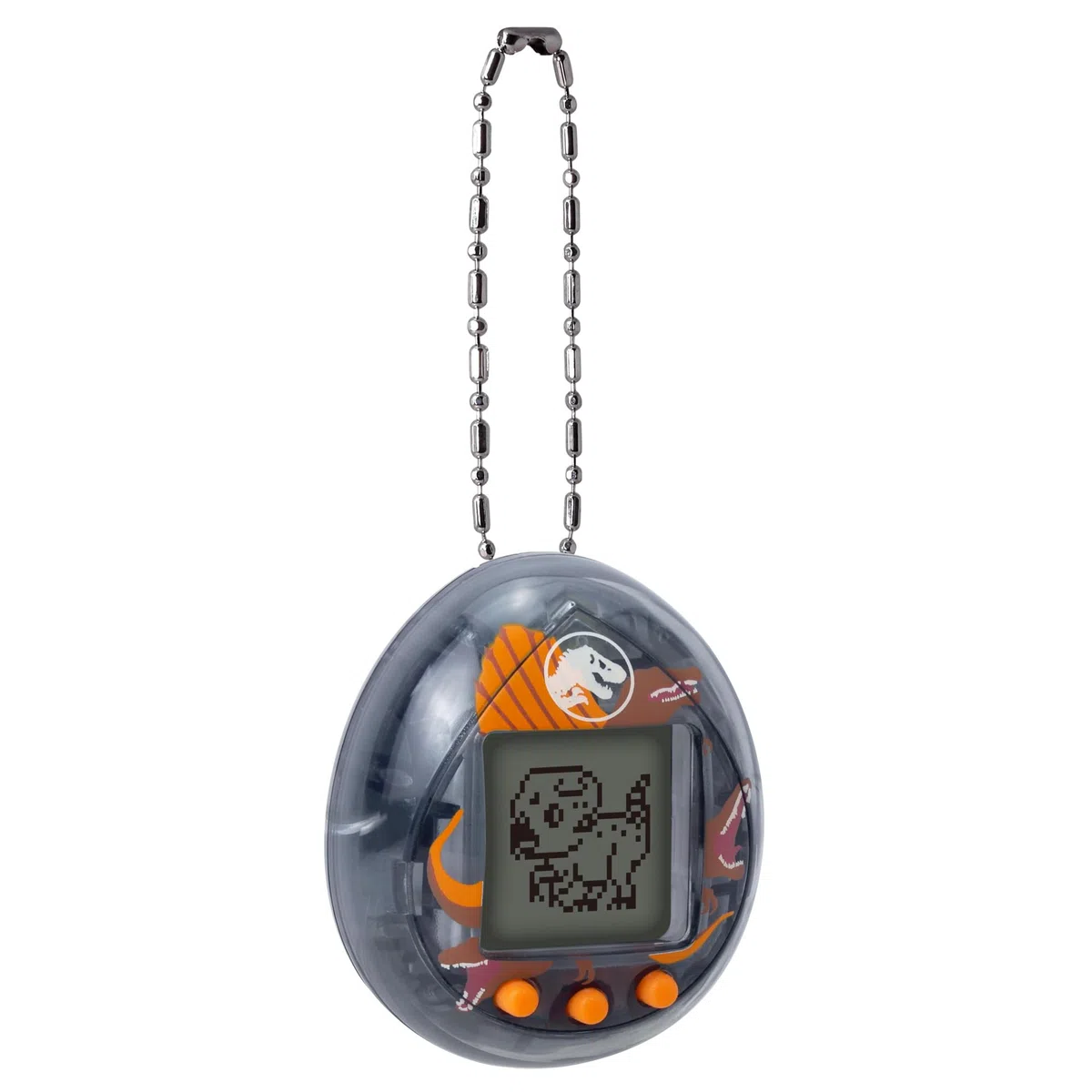 Bandai - Tamagotchi nano Jurassic Brown - Versione Marrone Dino Spinosaurus - Tamagotchi Animale Interattivo - Piccolo formato nano Dinosauro Virtuale da allevare - Giocattolo per bambini 8+ - NT90997