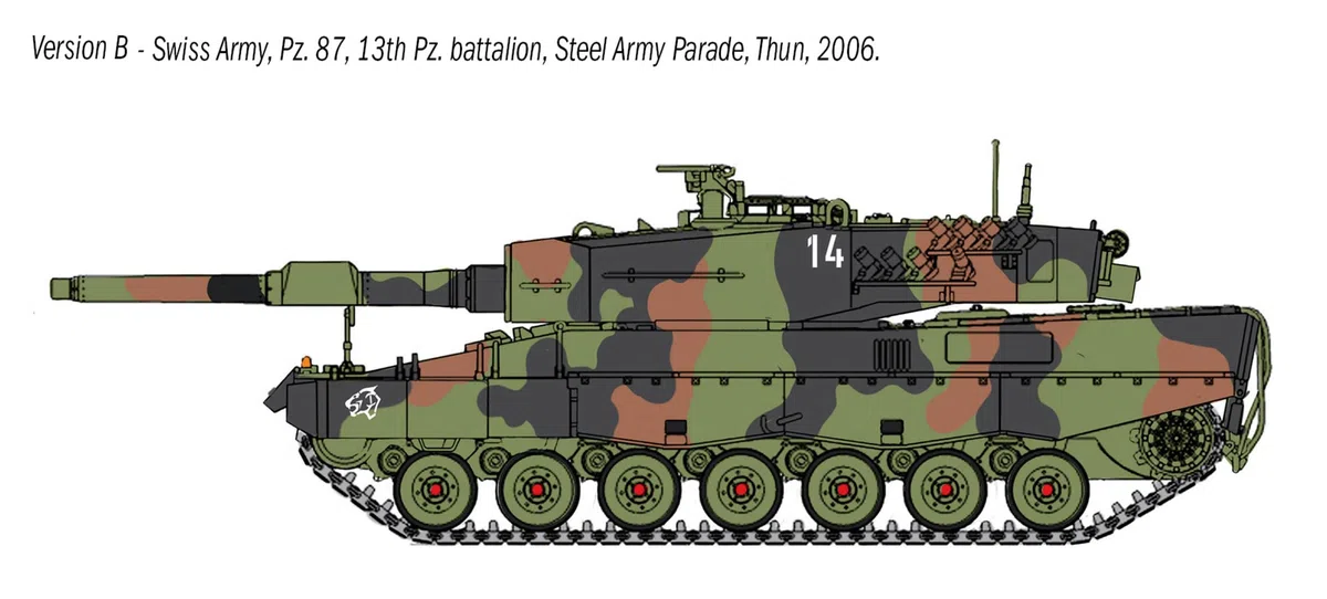 ITALERI 35106 Leopard 2 A4 - War Thunder, Model Kit/Modello in plastica da montare. Scala 1:35