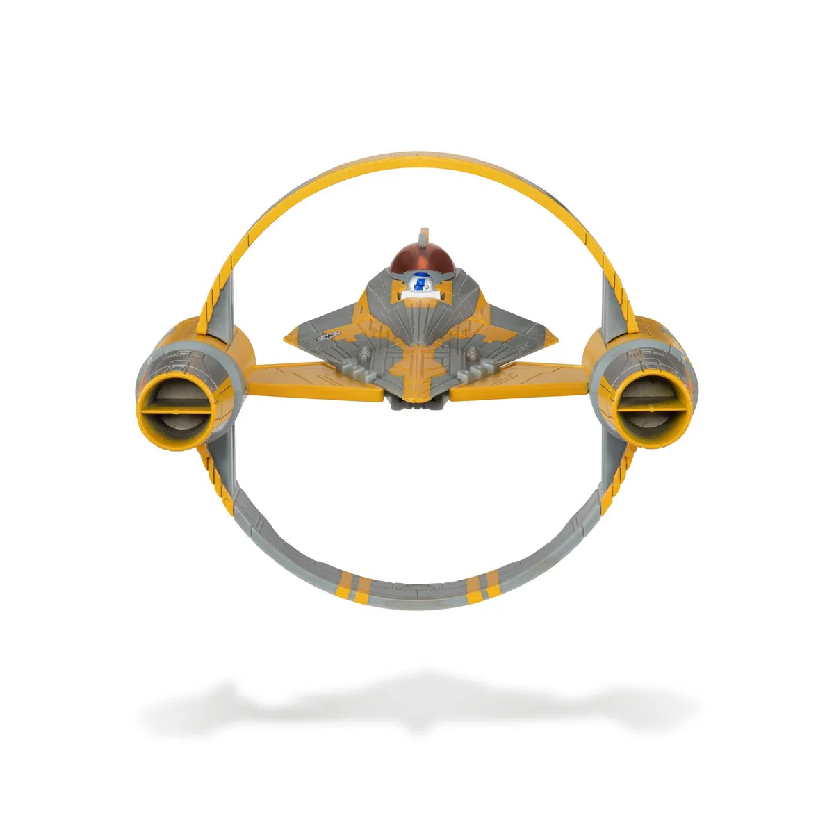 Bizak Star Wars 62610039 Micro Galaxy Squadron Anakin Skywalker's Jedi Starfighter - Veicolo di classe Starfighter 12 cm con figure da 2,5 cm