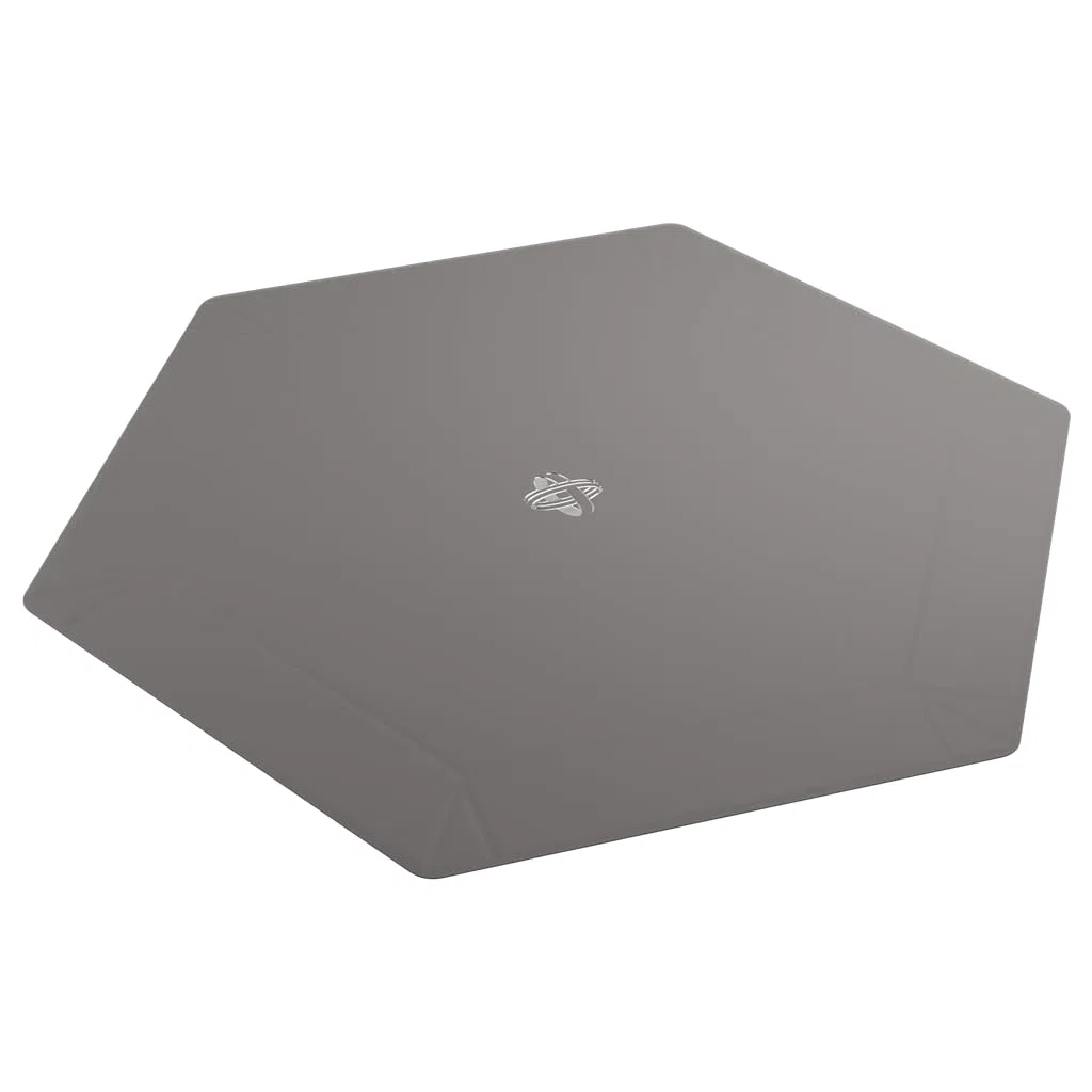 Gamegenic, Magnetic Dice Tray Hexagonal Black/Gray