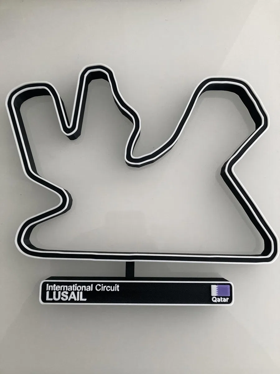Circuito del Qatar, Modello di Circuito di Corsa 3D, Decorazione Automobile