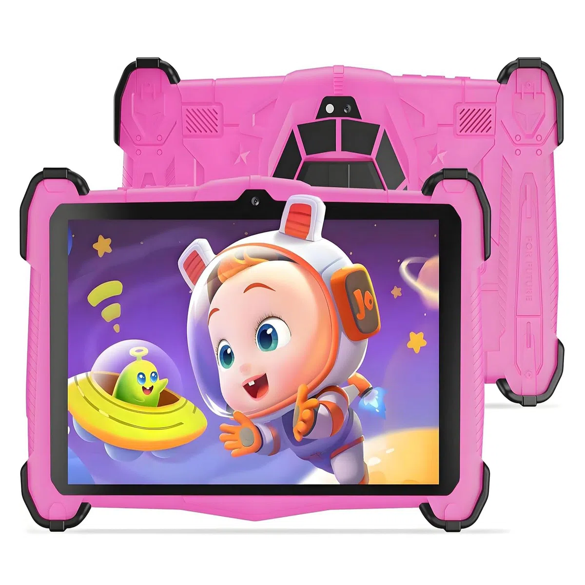 Tablet Bambini 7 Pollici Android 14 Octa-Core, 10 GB RAM + 64 GB ROM (TF 1 TB), Kids Tablet Educativo e Divertente, Controllo Parentale, WiFi, Bluetooth, Con Custodia Antiurto, Rosa