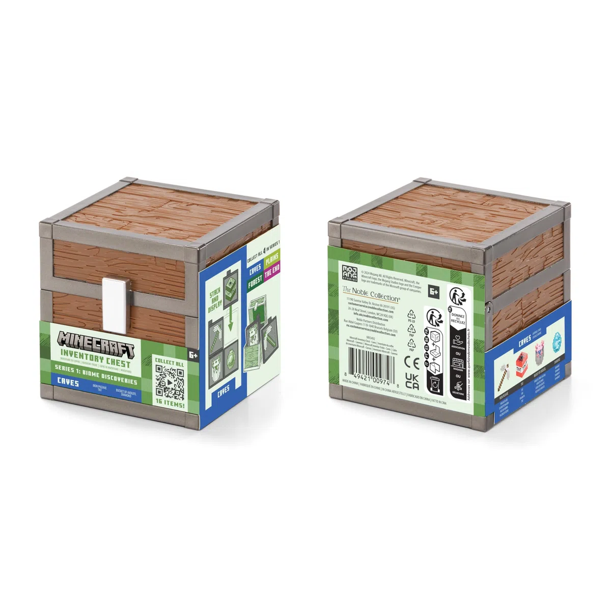 NOBLE Minecraft Set Loot Chest Caves 10Cm