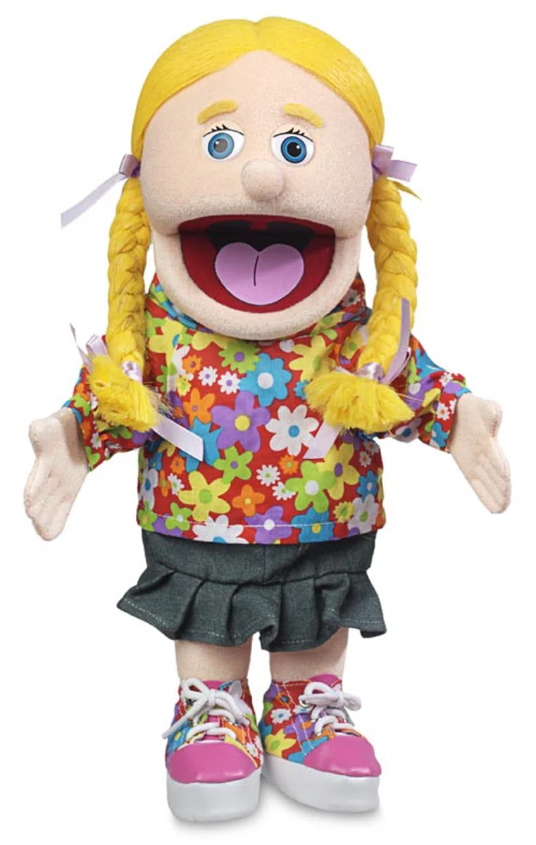 ''Cindy'', 36cm Glove Puppet, Peach -Affordable Gift for your Little One! Item #DSPU-SP3501