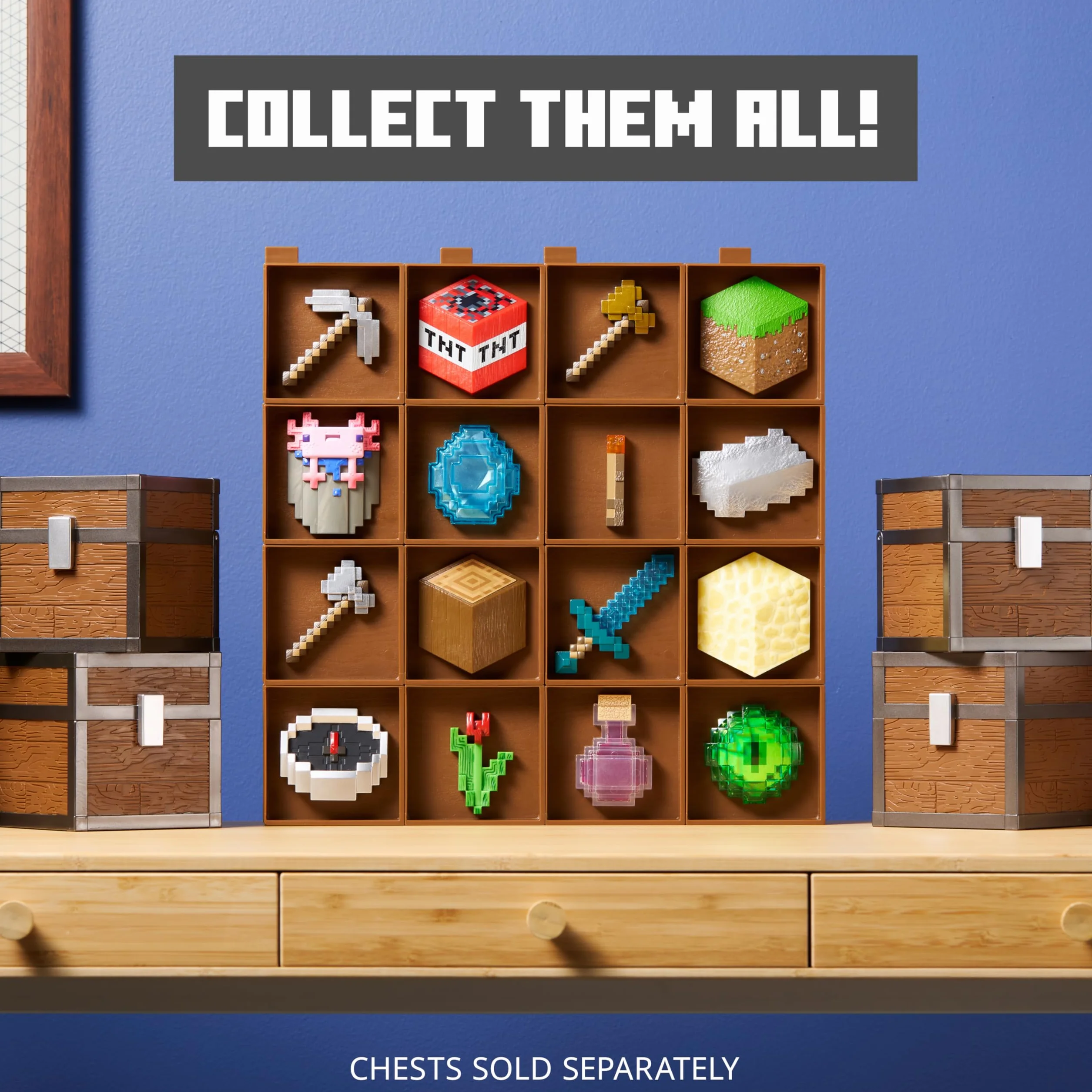 NOBLE Minecraft Set Loot Chest Caves 10Cm