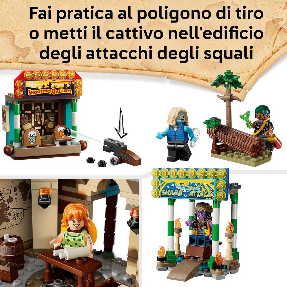 LEGO ONE PIECE Battaglia ad Arlong Park - Giocattolo Interattivo con 5 Minifigure tra cui Luffy e Nami, e una Pagoda che Crolla - Regalo per Bambini, Bambine e Fan degli Anime da 9 Anni in su - 75638