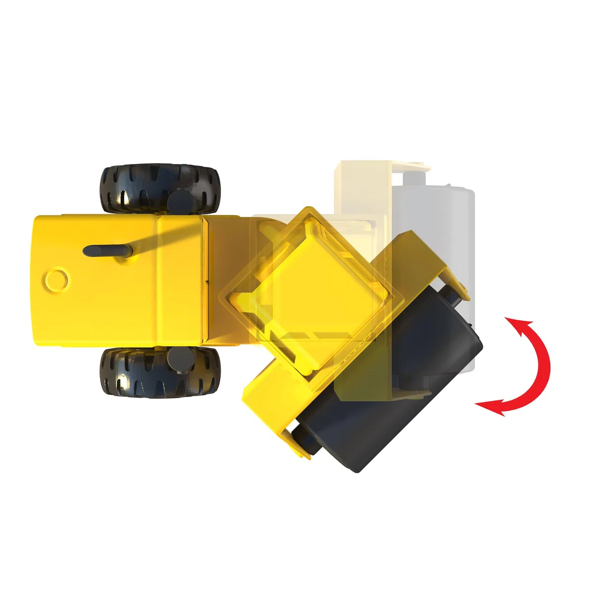 Tonka Rullo Compressore in Acciaio, Struttura Resistente in Vero Acciaio, Giocattolo da Demolizione Giallo con Movimenti Realistici, Per Bambini e Bambine dai 3 Anni in su