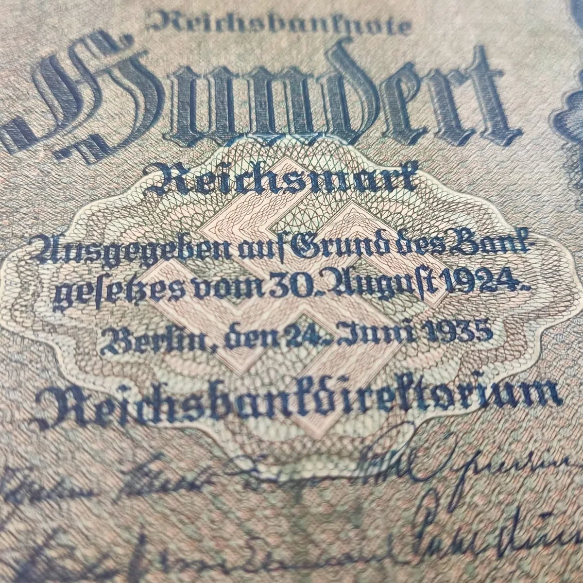 IMPACTO COLECCIONABLES | Collezione di 4 Banconote del Reichsmark Tedesco (1929-1935) | Testimoni della Seconda Guerra Mondiale e dell’economia dell’Epoca | Include Certificato di Autenticità