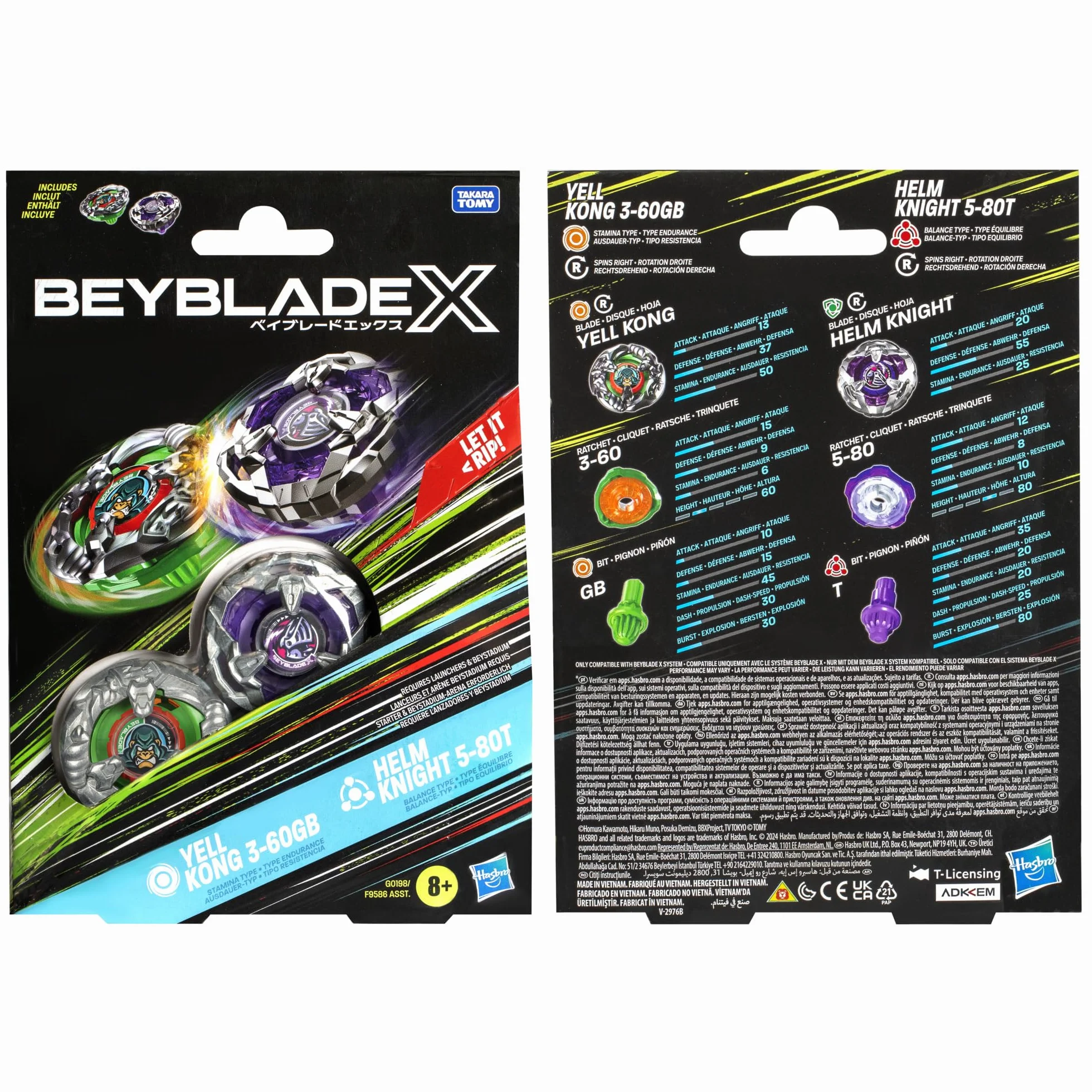 BEYBLADE BBX YELL KONG HELM KNIGHT