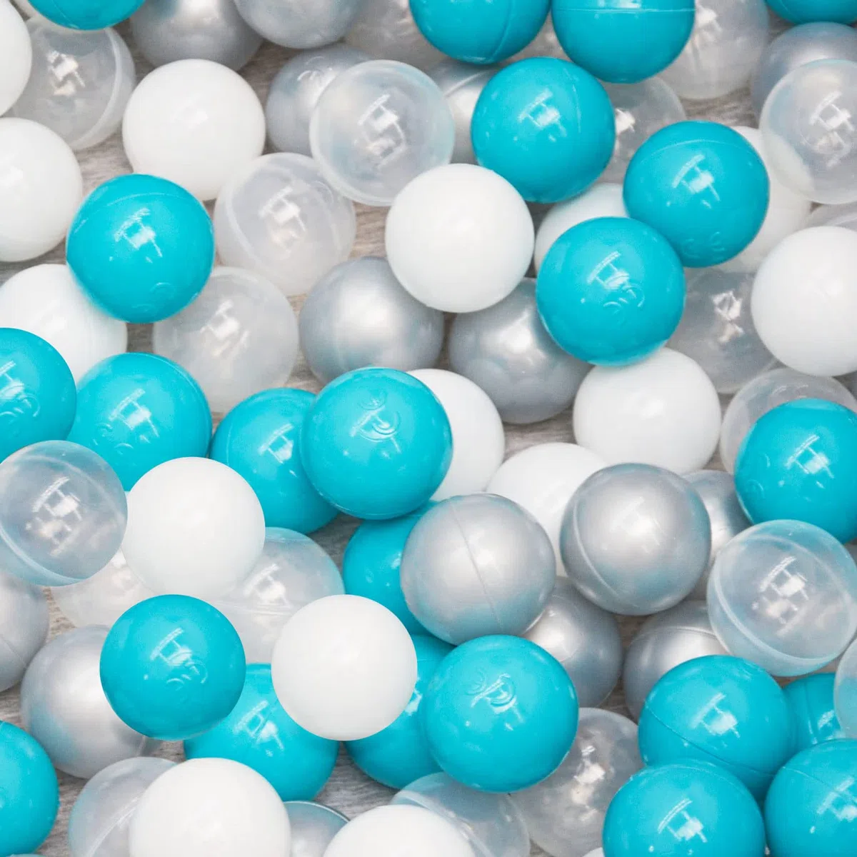 LittleTom 200 Palline Colorate per Piscina Bambini - 5,5cm Giochi Bimbi - Palla Plastica Colorata - Palloni