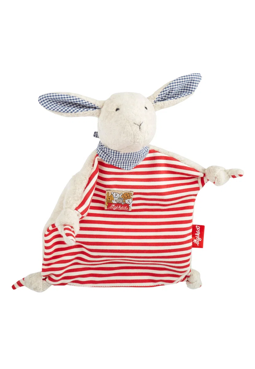 sigikid, Ragazze e ragazzi, 45570 - Telo coniglietto, colore: Rosso/Bianco