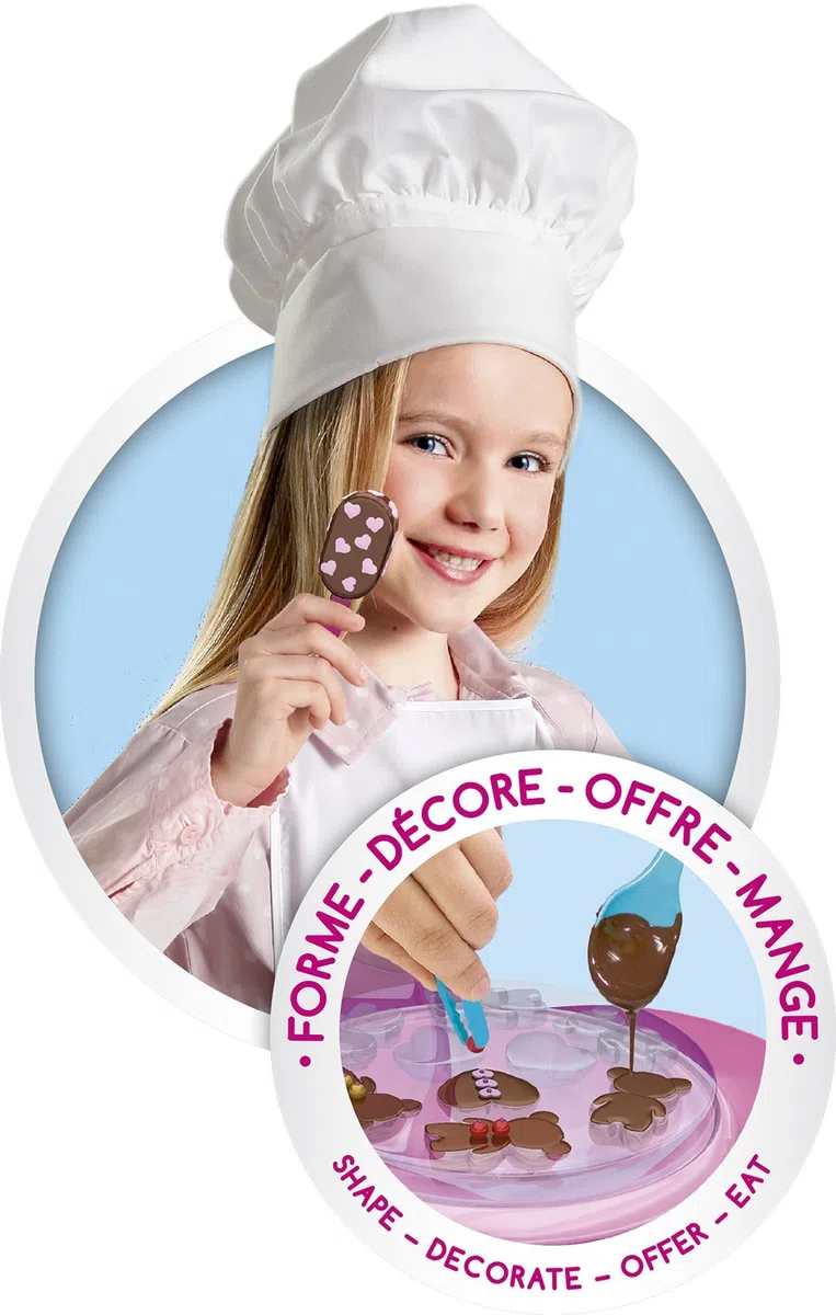 Mini Delices Il Mio Super Laboratorio del Cioccolato 5 in 1, Cucina Creativa, a Partire da 6 Anni, Lansay