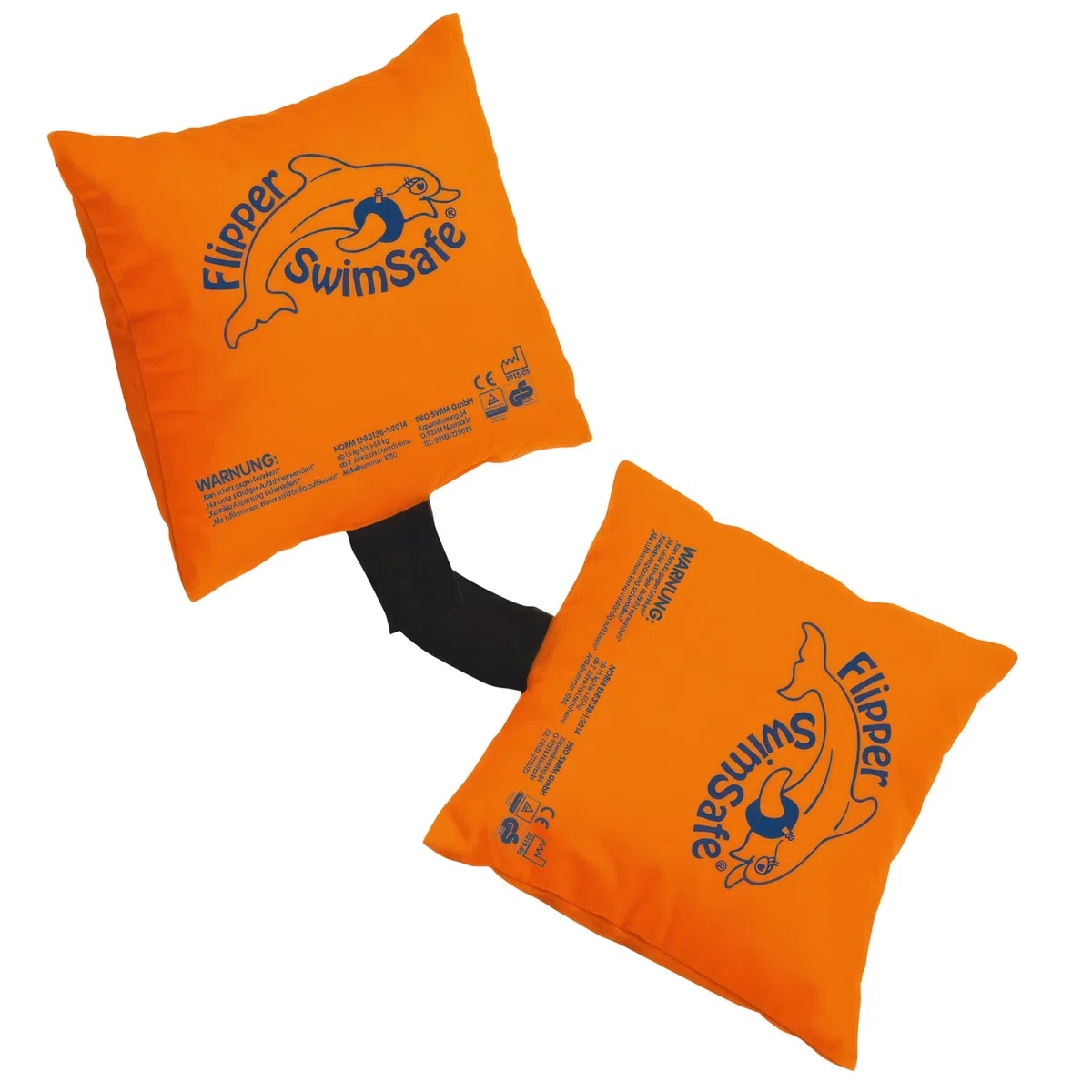 Flipper Swimsafe 1080 - Cuscino da nuoto per bambini in cotone, ausilio per il nuoto sicuro con elastico regolabile per imparare a nuotare