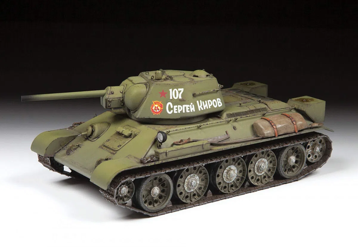 Zvezda 3686 T-34/76 mod.1942, Scala 1/35, Plastic Model Kit