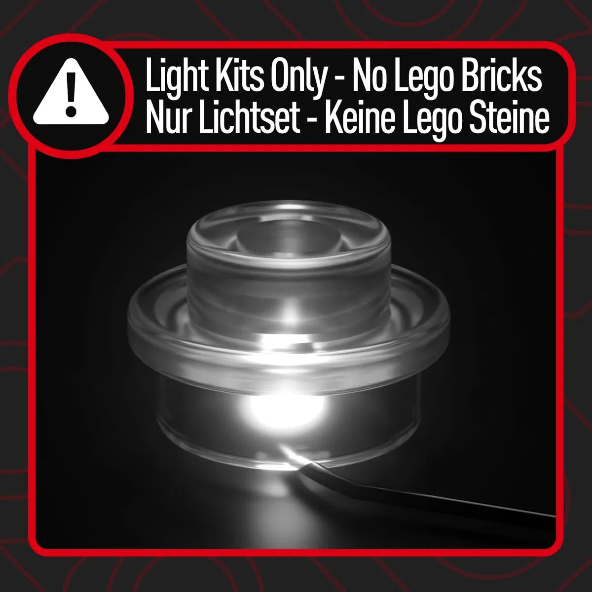 BRIKSMAX Luci led per LEGO Minecraft The Deep Dark Battle 21246 - Kit Illuminazione per Modelli Lego 21246- Non Include Set Originale