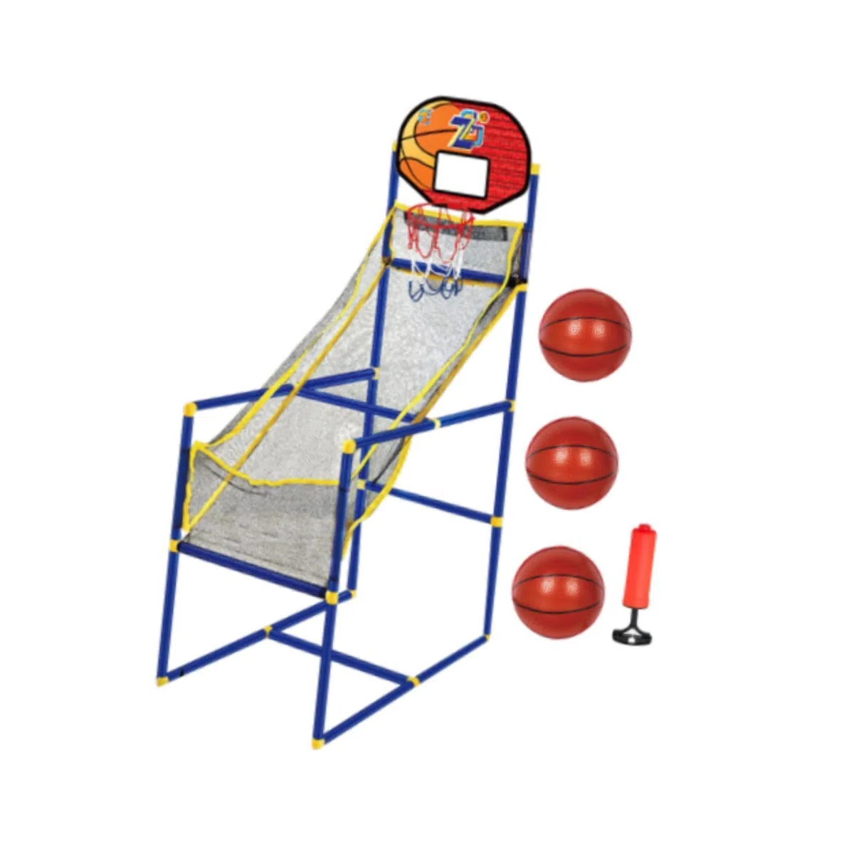 Baoblaze Gioco di Basket Arcade per Bambini Canestro da Basket al Coperto Porta da Basket per Ragazzi e Ragazze, con 3 Palline