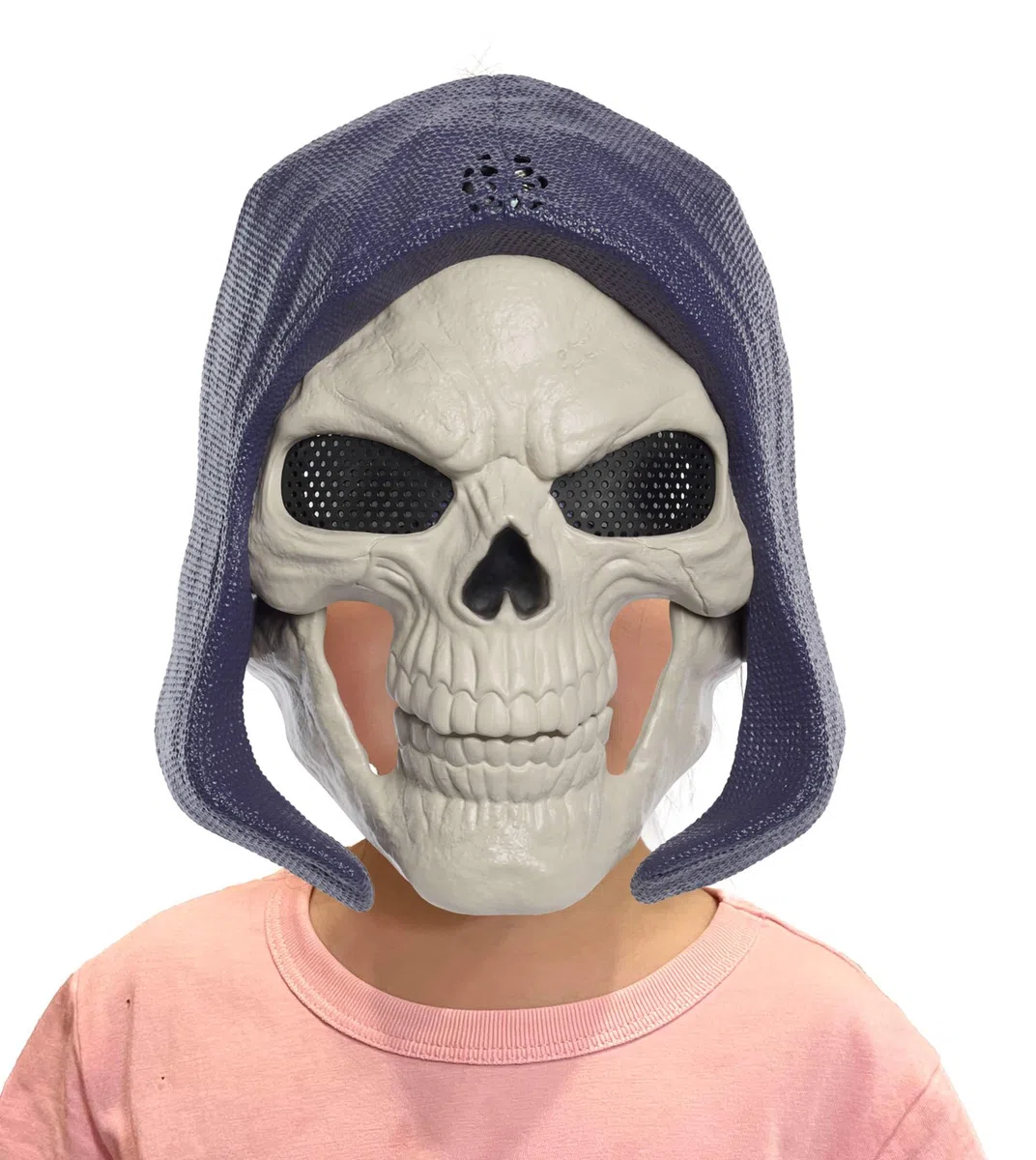 Masters of the Universe - Maschera da supercattivo di Skeletor, copricapo per costume con luci e suoni, look ispirato al film Masters of the Universe 2026, 6+ anni, JKJ15