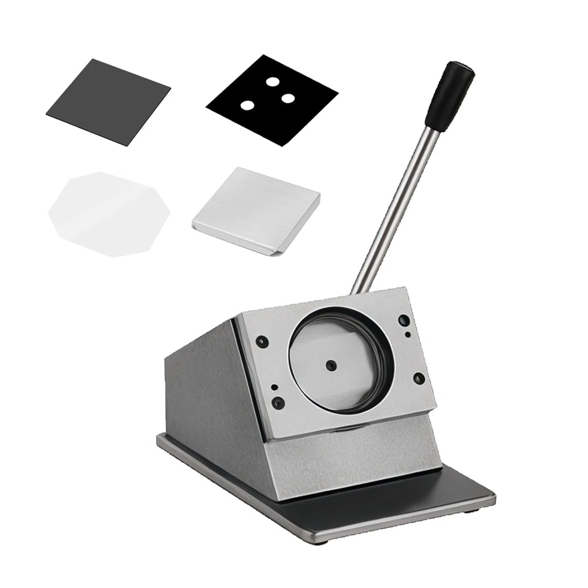 Kit Fai da Te per Magneti Fotografici, Macchina per La Creazione di Magneti,con Taglierina, per Aiutare con I Bambini, Progetti Scolastici APOSS Cutter(Acrylic*1000sets)-65 * 90mm