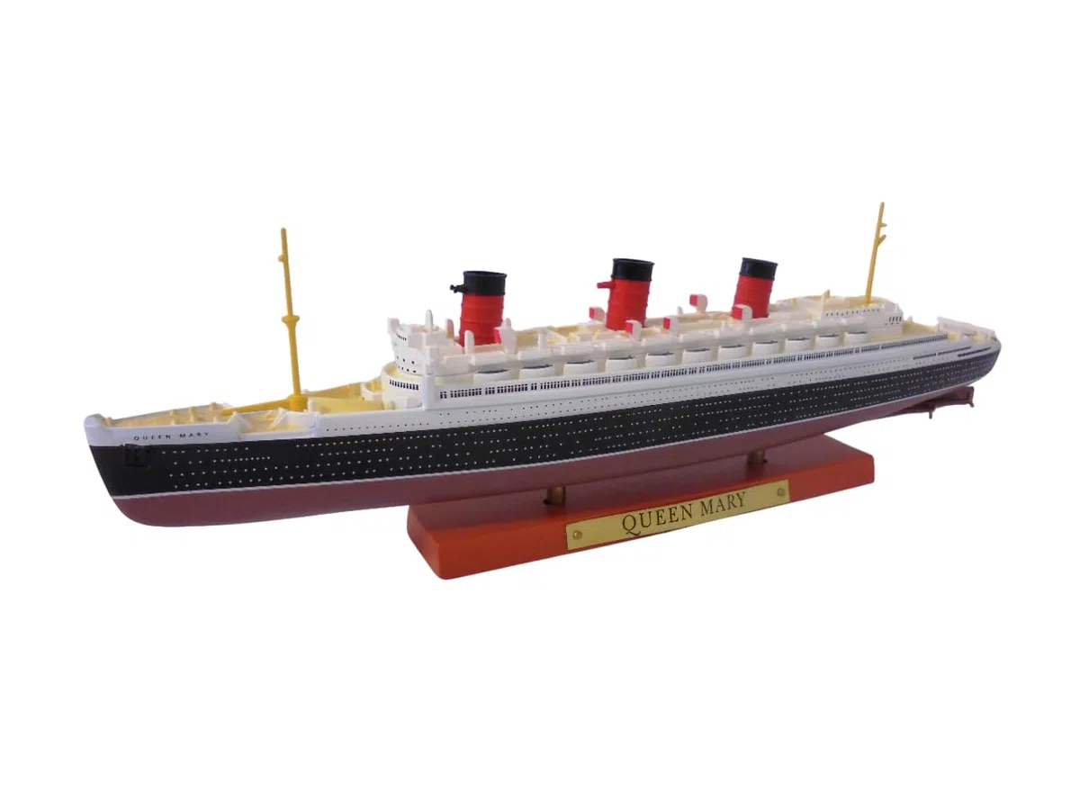 OPO 10 - Replica in Miniatura da Collezione del Famoso transatlantico RMS Queen Mary Scala 1/1250 o 25 cm - Queen Mary