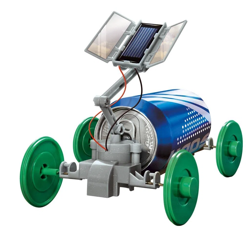 4M 00-003286 Rover a Energia Solare, Giocattolo Stem, Giochi Ecologici, Kit Scientifico Educativo, Riciclo e Riuso Ecologico