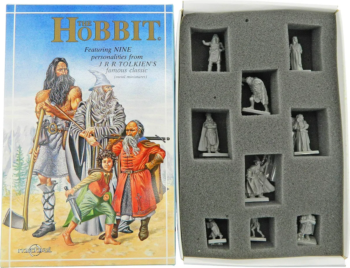 The Hobbit Box Set MB685-9x 32mm Scale Collectible Metal Figure