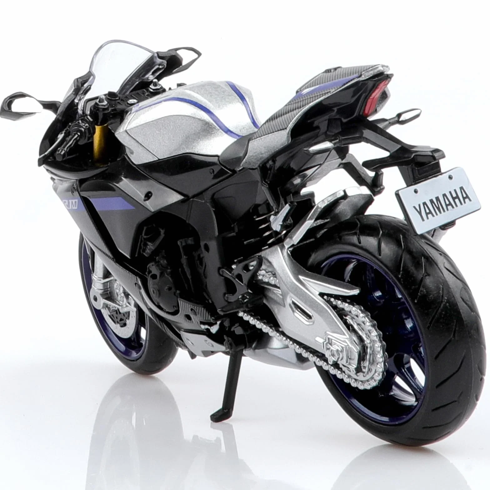 TOKAXI Motociclette Giocattolo Yamaha YZF-R1M in Scala 1/12 in Diecast, Modello di Moto Yamaha, Regali di Motocicletta R1 per Ragazzi e Ragazze