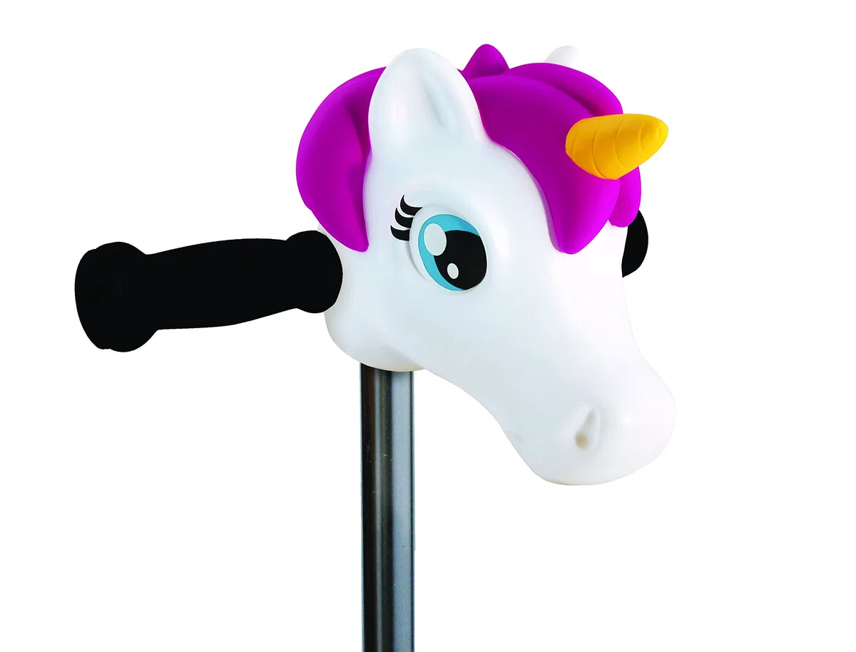Scootaheadz Testa unicorno Accessori per Manubrio Ciclismo Bambini