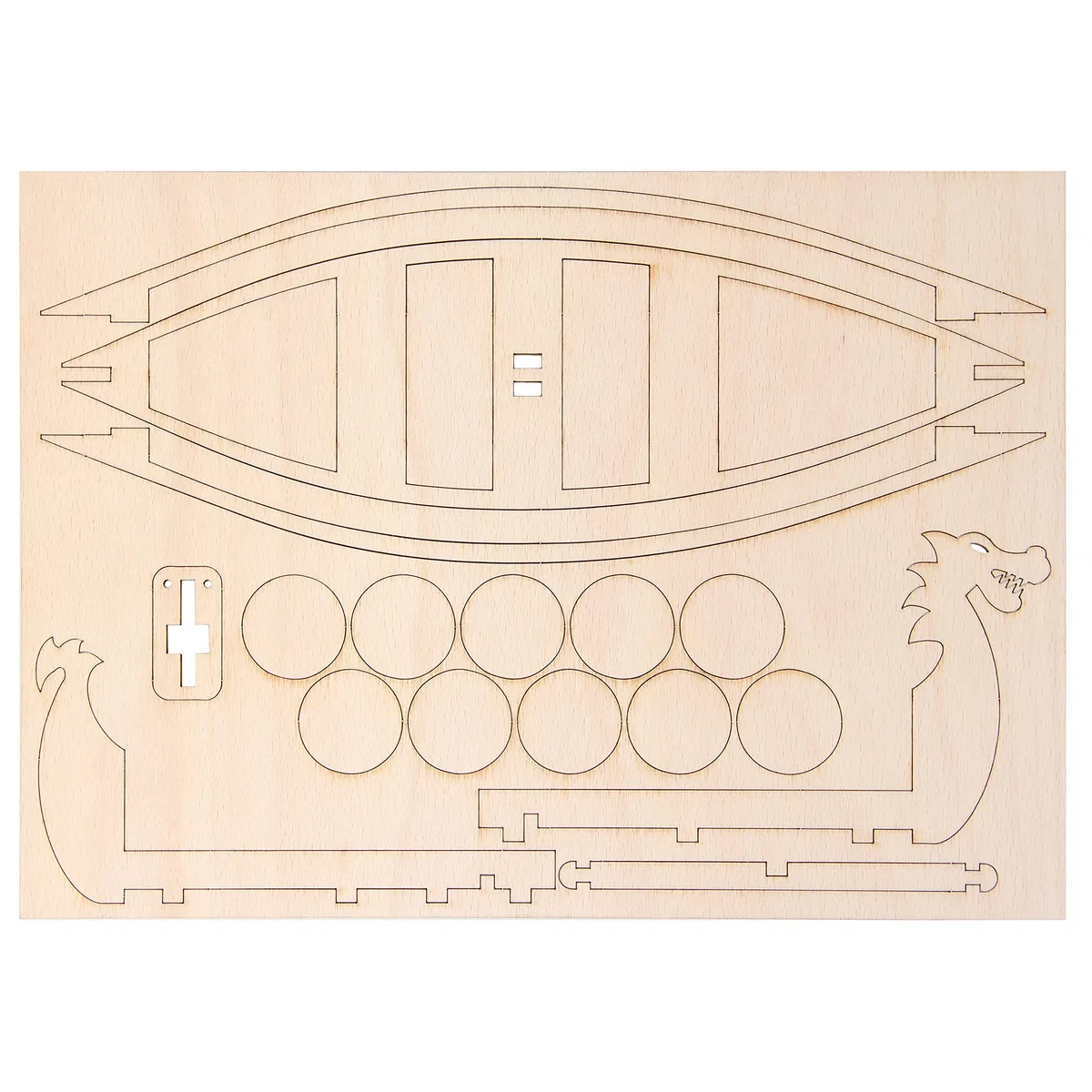 Bartl 112206 Nave vichinga in legno