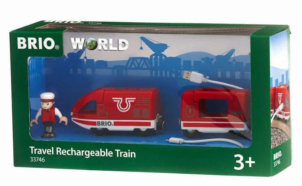 Treno passeggeri 33746 BRIO Red alimentato a batteria