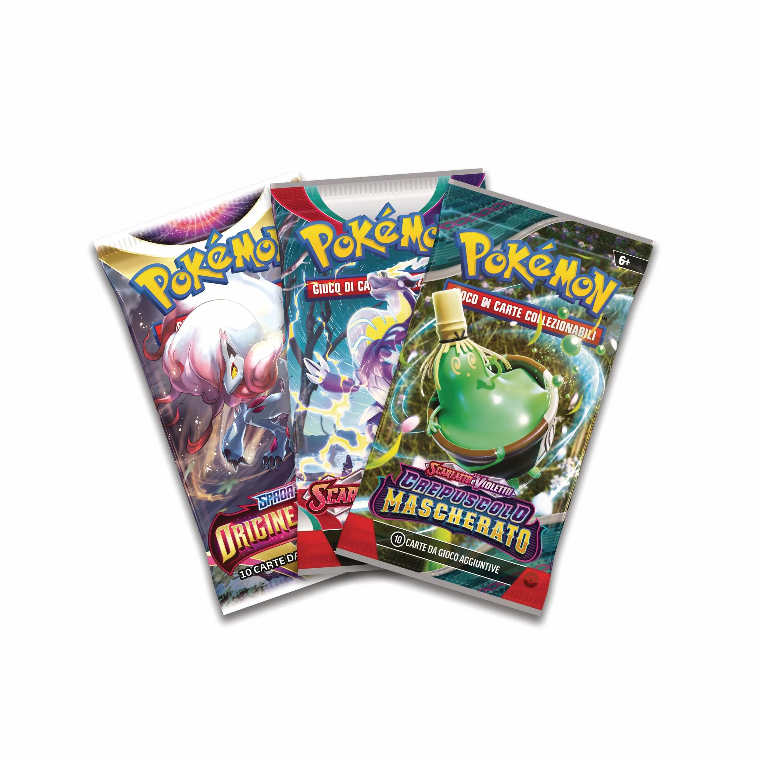 Pokémon: set di scatole da collezione Poké Ball del GCC Pokémon - Poké, Mega e Ultra Ball (nove buste di espansione e sei fogli di adesivi) - Esclusiva Amazon