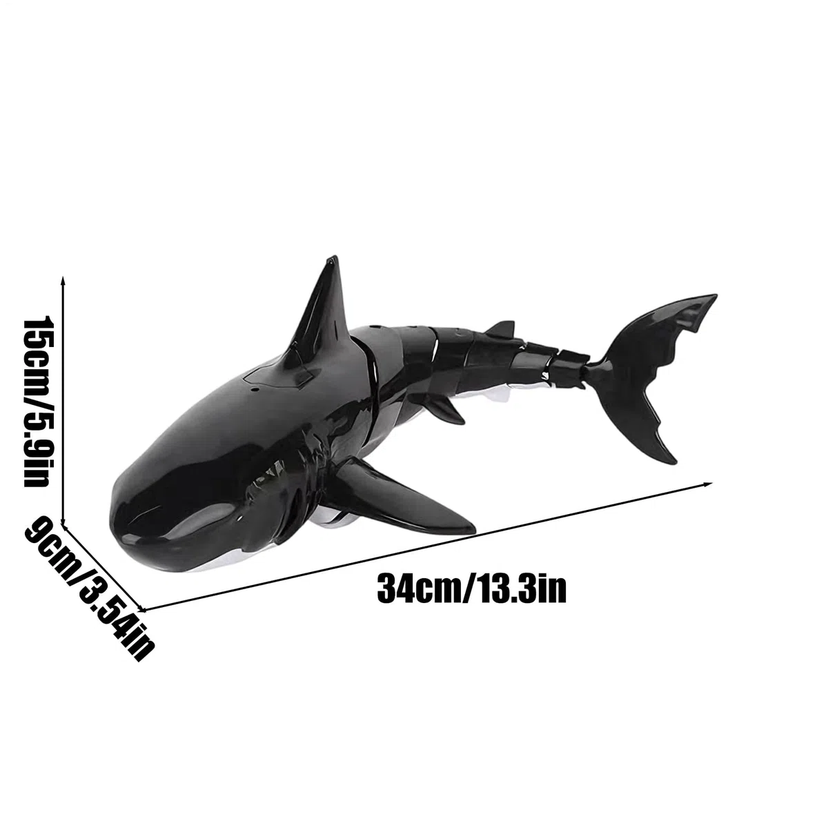 Giocattolo Di Squalo Subacqueo Telecomandato, Con Azione Di Nuoto Realistica, 34x15x9 Cm, Squalo Robot Nuoto, Giocattolo RC Subacqueo, Costruzione Impermeabile, Per Bambini, Ragazzi, Ragazze, Spiaggia