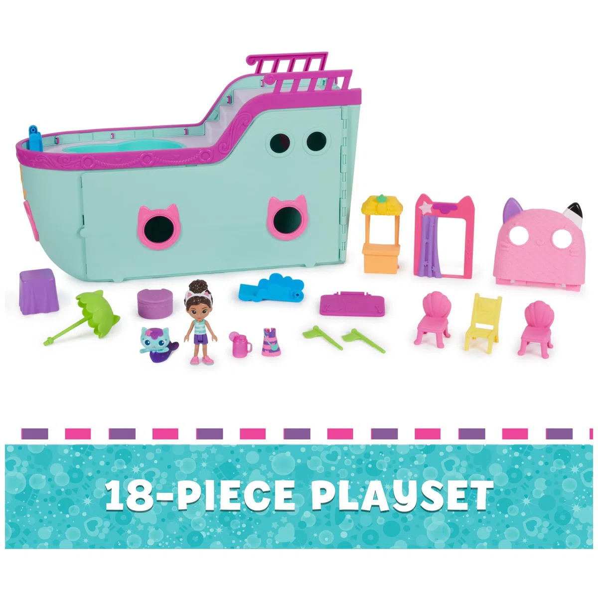 Gabby's Dollhouse - Cat-Tastic Cruise Ship (6066583)