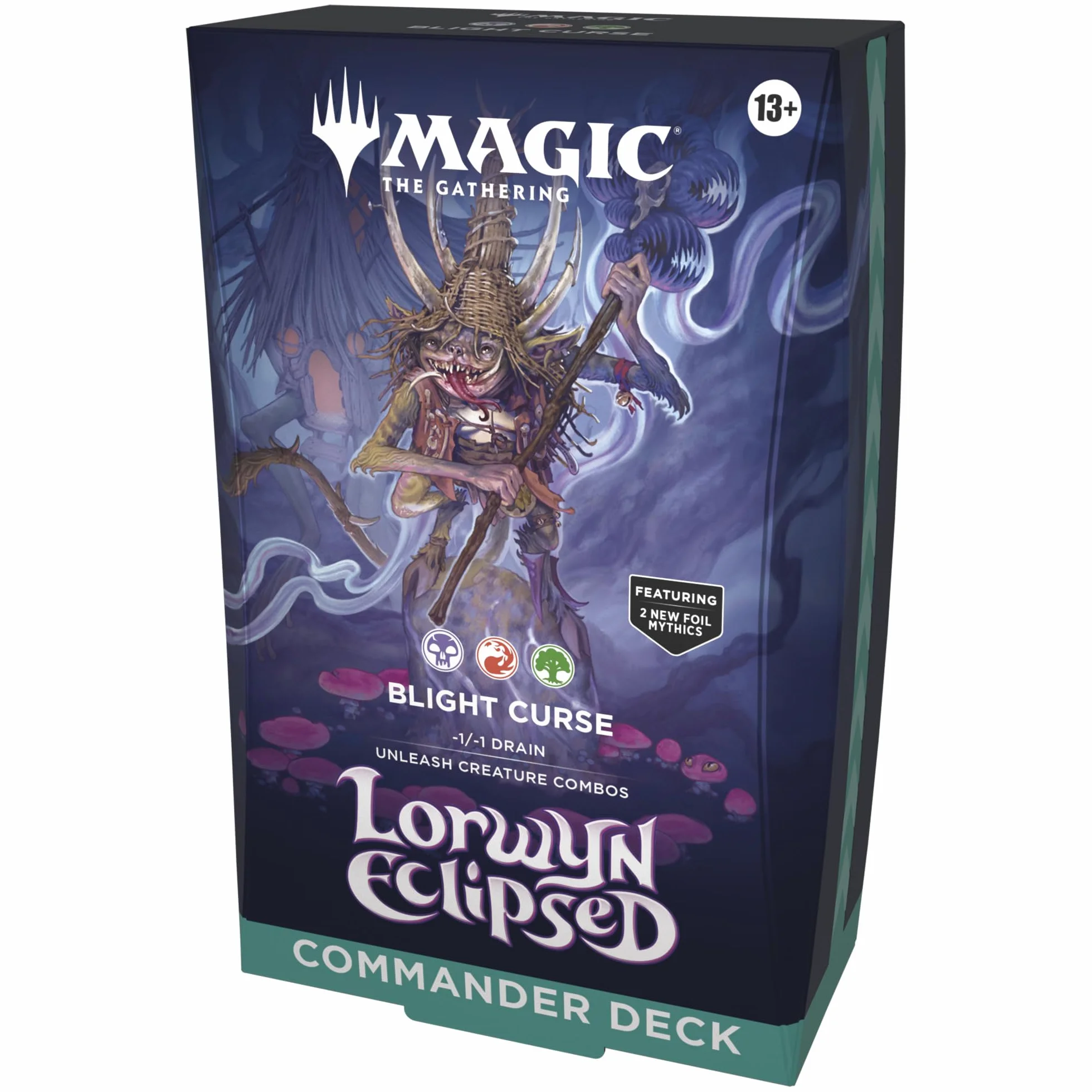 Magic: The Gathering L’eclissi di Lorwyn - Mazzo Commander | Maledizione Della Piaga (Versione Inglese)