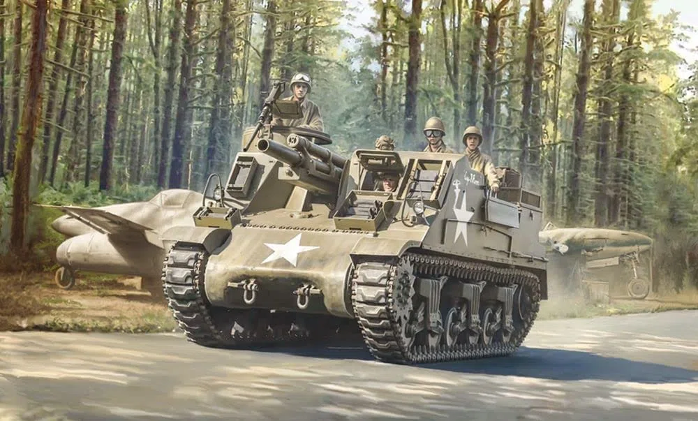 Italeri 6580 M7 Priest Gun Motor Carriage, Scala 1:35, Plastic Model Kit, Modello in plastica da Montare, modellismo, mezzi Militari