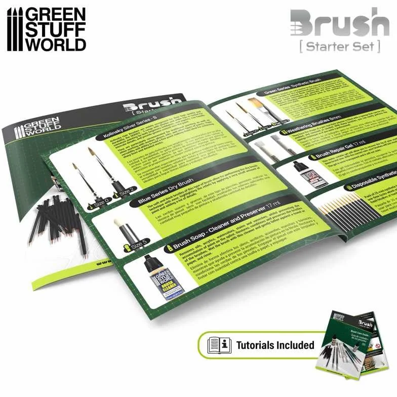 Green Stuff World Per modelli e miniature Hobby Brush Starter Set 11644